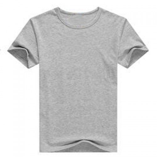 Custom Logo01 Shirt Plain TShirt 200 Gram Printed Tee Shirts Short Sleeve Hipster Tops Gray