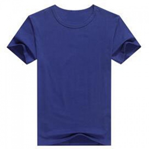 0208 Custom Logo Shirt Plain TShirt 200 Gram Printed Tee Shirts Short Sleeve Hipster Tops Dark Blue