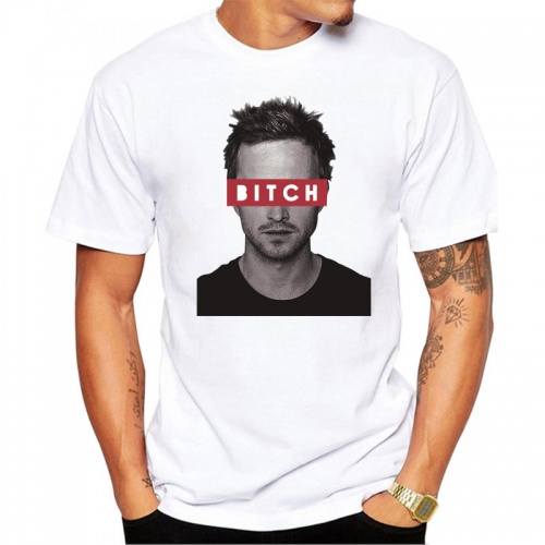 Men's Jesse Pinkman Men T Shirts Breaking Bad Keep Calm Science Bitch Printed t-shirt Short Sleeve Tops Bas