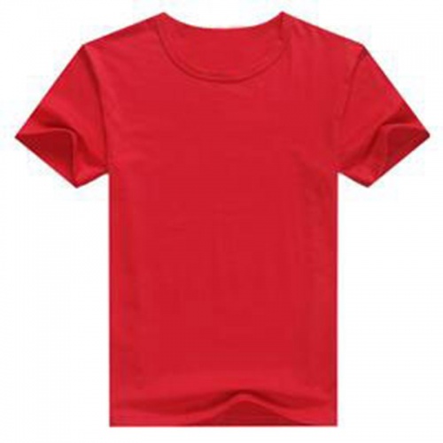 0205 Custom Logo Shirt Plain TShirt 200 Gram Printed Tee Shirts Short Sleeve Hipster Tops Red