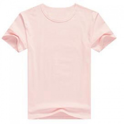 0122 Custom Logo Shirt Plain TShirt 200 Gram Printed Tee Shirts Short Sleeve Hipster Tops Pink