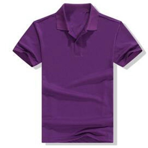 345 Custom Logo Polo Plain TShirt 200 Gram Printed Short Sleeve Hipster Tops Purple