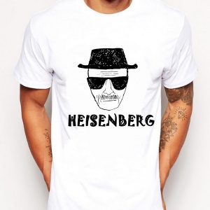 Mens Breaking Bad T Shirt Heisenberg 3D Printed shirt Walt White Short Sleeve Tee Hipster Hot Sale Tops